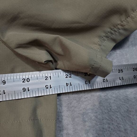 5.11 Tactical Shirt Men Small Tan Marksman Utility UPF 50 Short Sleeve Button Up - Picture 4 of 10